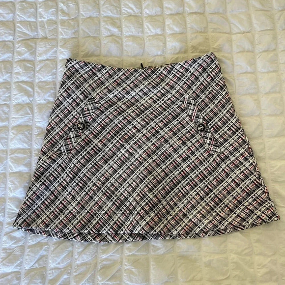 Zara tweed sailor button mini skirt - Picture 1 of 9